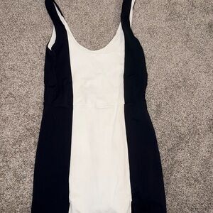 TCEC Black and White Mini Dress